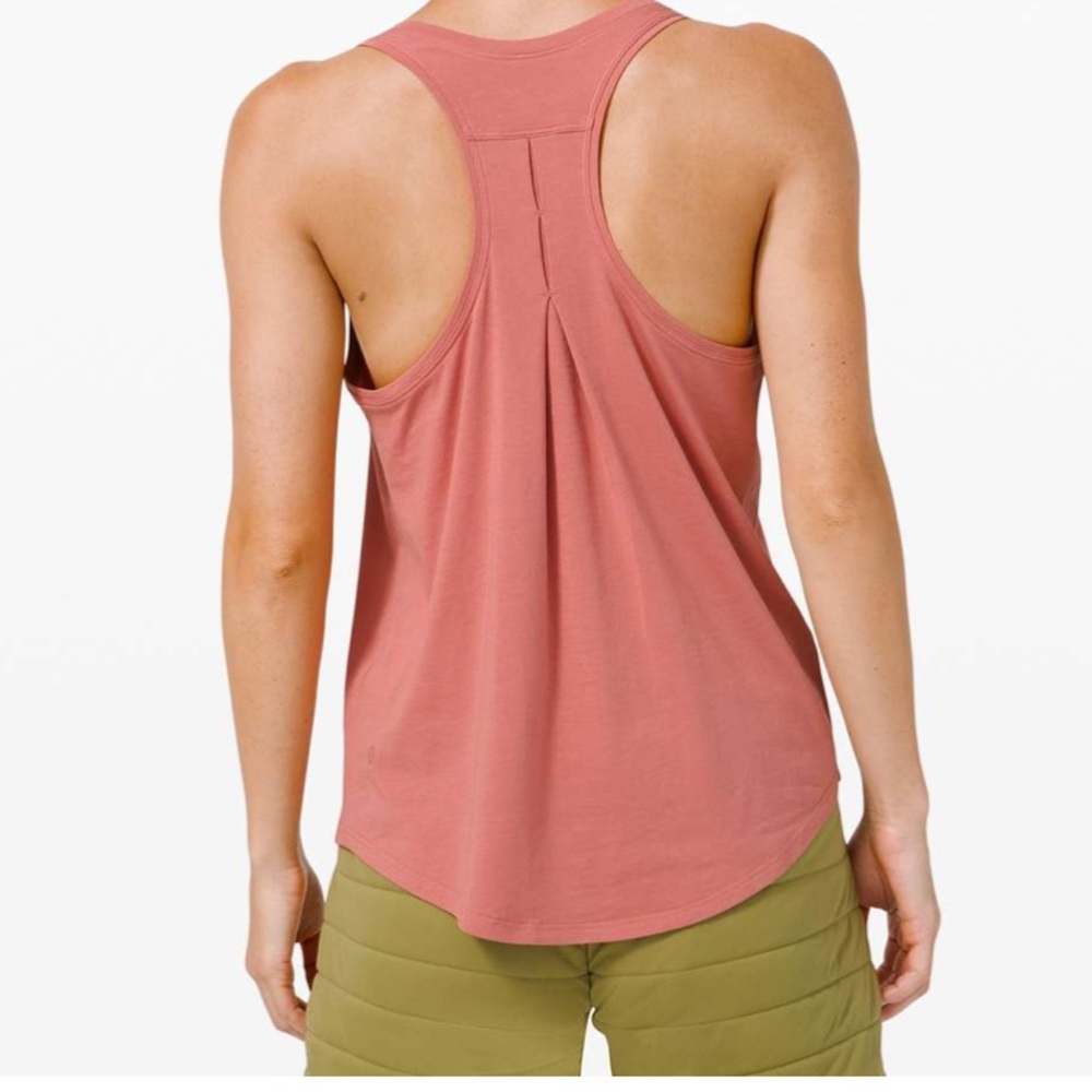 Lululemon Love Tank *Pleated Brier Rose Sz 4